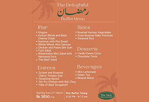 The Deli Iftar Dinner Buffet For Rs.3850image-394