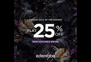 edenrobe FLAT 25% off on Entire Festive Collectionimage-952