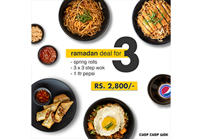 Chop Chop Wok Ramadan Deal For 3 For Rs.2800image-414