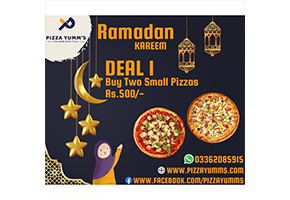 Pizza Yumm's Ramadan Deal 1 For Rs.500image-956