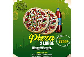Pay Say Pizza Ramadan Deal 1 For Rs.2200image-958