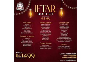 Haveli Kebab & Grill Iftar Buffet Adults For Rs.1499image-434