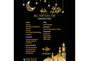 Miraal Platter All you can Eat Iftar For Adults For Rs.1400image-438