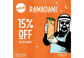Walla 15% off on Entire Menuimage-439