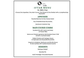 Koel Cafe Iftar Buffet For Rs.2300image-440