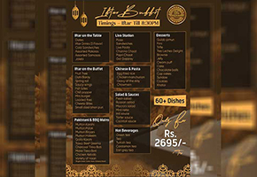 Zouq-E-Saeed Restaurant Iftar Buffet For Rs.2695image-107