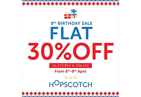Hopscotch 9th anniversary sale with a FLAT 30% OFFimage-1126