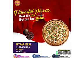 De Pizza Town! Ramadan Deal 1 For Rs.900image-989