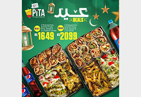 PITA - The Shawarma Revolution! Eid Combo Platter Deal For Rs.1649image-998