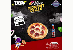 Pizza Mars Midnight Deal 1 For Rs.380image-1019