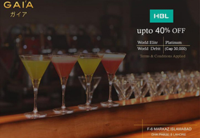 HBL Bank is giving 40% Discount at Gaia Japanese Fusionimage-470