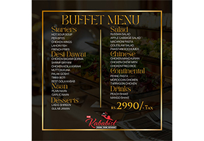 The Kababist Buffet for Rs.2,990image-477