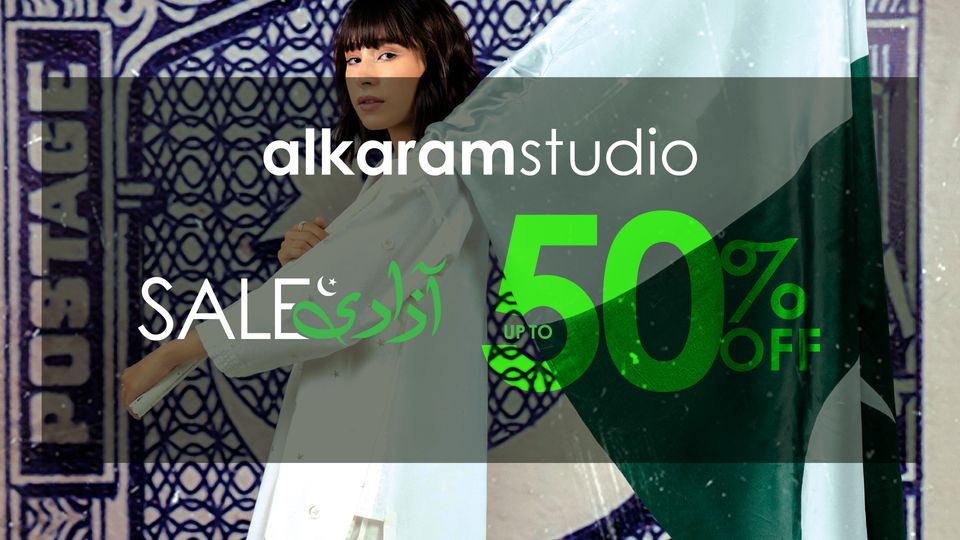 Alkaram Studio Azadi Sale Up to 50% Off! Hurry, Shop and Save Big!image-170