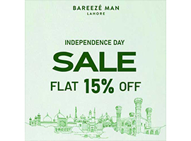 Bareeze Man is Offering Flat 15% Off On Independence Dayimage-1514