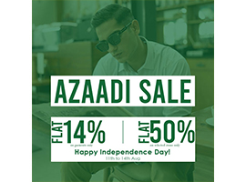 On Independence Day Lawrencepur Give UP TO 50% off on selected itemsimage-1260