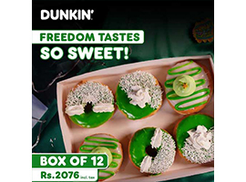 On Independence Day Dunkin Offers Box of 12 for Rs.2076/-image-1062