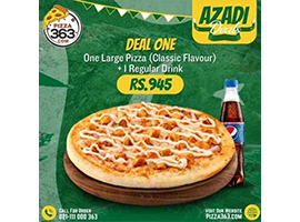 Pizza 363 Offers Azadi Deal 1 For Rs.945/-image-1069