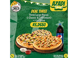 Pizza 363 Offers Azadi Deal 3 For Rs.2650/-image-1071