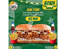 Pizza 363 Offers Azadi Deal 4 For Rs.900/-image-1072