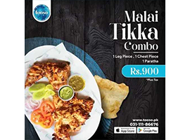 Toosa Offers Malai Tikka Combo For Rs.900/- +taximage-1077