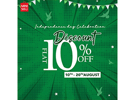 Get 10% FLAT Discount On Azaadi Sale By Minisoimage-171