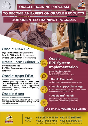 Rs 0 oracle training by certified trainers for services - other services