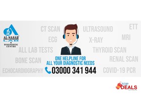 15% off 15% off at al-nasar lab & diagnostic centre with alied bank for health - hospital