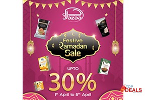 Upto 30% jazaa global ramadan sale upto 30% off for food - asian, pakistani