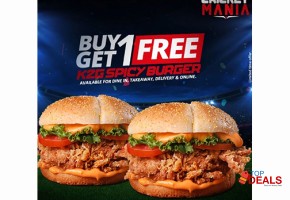 Deals krispy2go get one k2g spicy burger free for food - burger