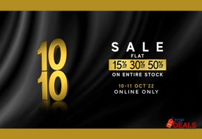 Flat 50%  charcoal 10.10 sale! 15% 30% & 50% on off for clothes - men dress