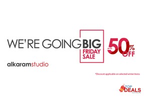 Upto 50% alkaram studio big friday sale upto 50% off for shopping - cosmetics