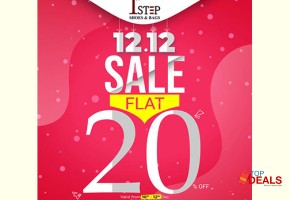 Flat 20%  1st step shoes & bags 12.12 sale flat 20% off for shopping - bags