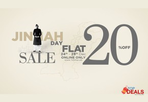 Flat 20%  1st step shoes & bags jinnah day sale flat 20% off for shopping - bags