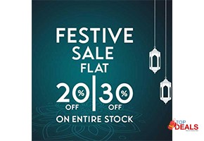 Flat 30%  cougar festive sale flat 20% & 30% off for clothes - women dress