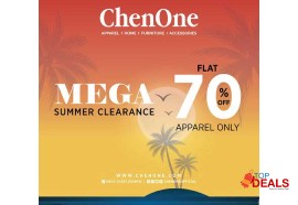 Flat 70%  chenone mega summer sale flat 70% off for shopping - clothes