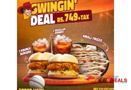 Rs 749 ranchers swingin’ deal for rs.749/- +tax for hospitality - restaurants