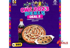 Rs 990 cukoos cwc 2023 deal 2 for rs.990/- for food - burger