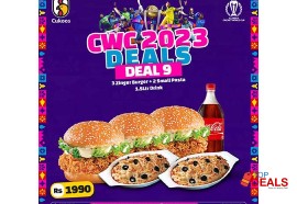 Rs 1990 cukoos cwc 2023 deal 9 for rs.1990/- for food - burger