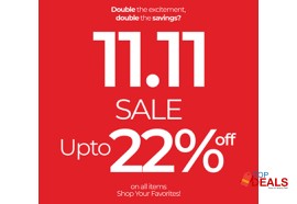 Upto 22% walkeaze 11.11 sale up to 22% off on all items for shopping - bags