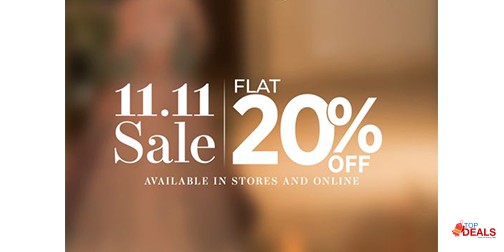 Aroshi Clothes 11.11 Sale Flat 20% Off 