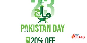 Stone Harbor Pakistan Day Flat 20% Off 