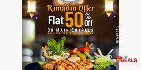 Sizzlerz Cafe & Grill FLAT 50% off on All Main Entrees 