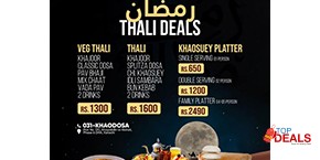 Khao Dosa Veg Thali For Rs.1300 