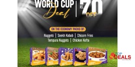 Sabroso World Cup Deal Get Rs.70 OFF on Economy Packs 