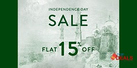 Bareeze Independence Day Sale Flat 15% Off 
