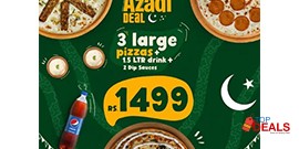 Day Night Pizza Azadi Deal 