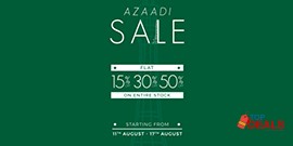 CHARCOAL Azadi Sale Flat 15% 30% & 50% Off 