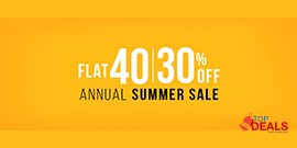 Leisure Club Annual Summer Sale Flat 30% & 40% Off 
