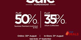 Edenrobe! Summer Premium Sale Flat 30% & 50% Off 