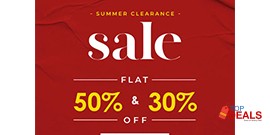 Khas Stores Summer Clearance Sale Flat 30% & 50% Off 